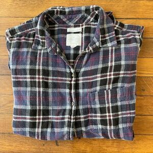 Medium ahhmazing soft boyfriend fit American Eagle plaid button down